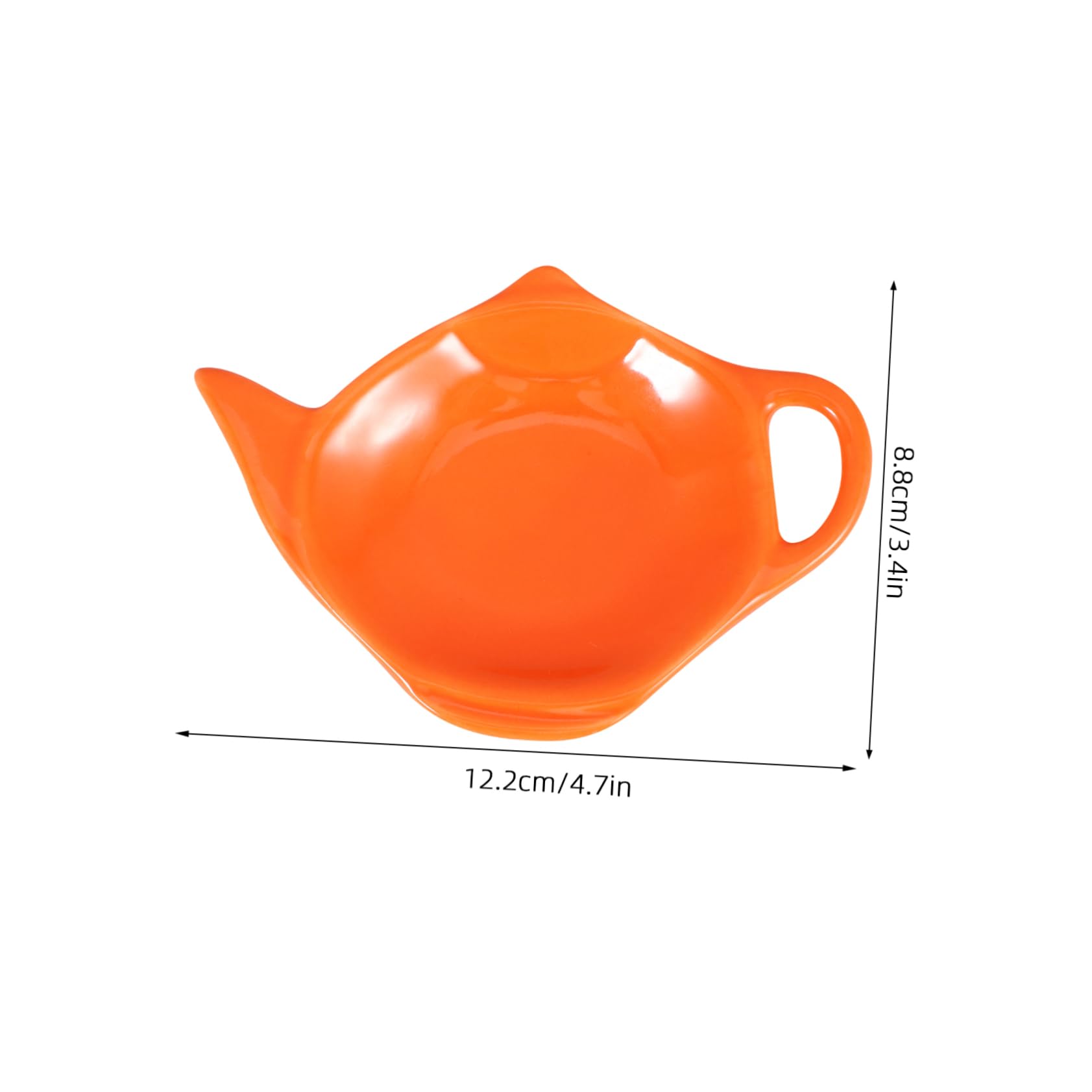 Alipis Tea Bag Holder Dish Compact and Stylish Ceramic Coasters Tea Accessories for Women Teapot Shape Holder
