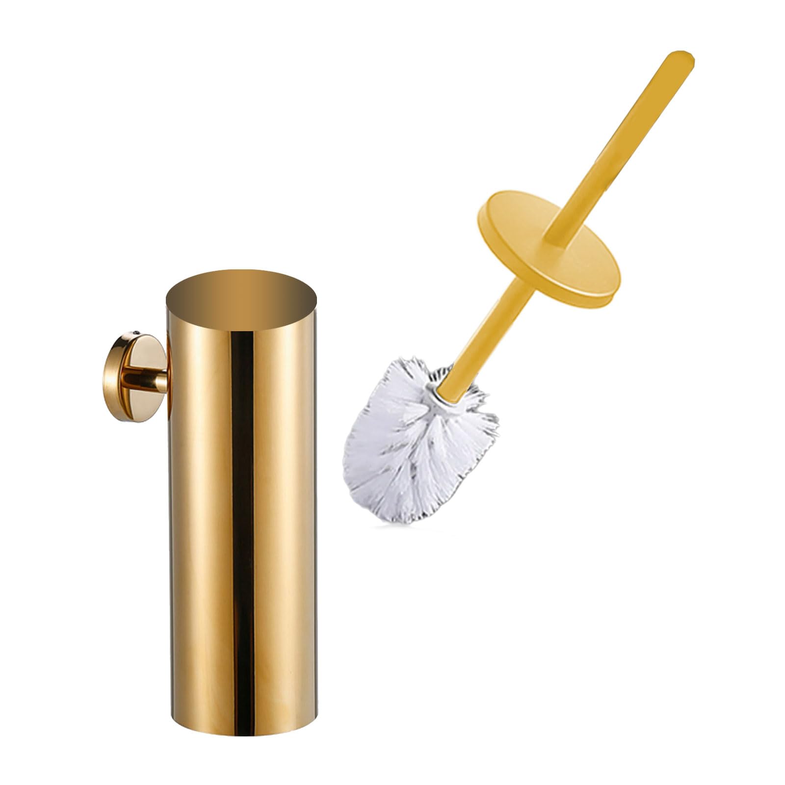 Support de brosse de toilette mural pour éviter les traces au sol et nettoyer sans rayer