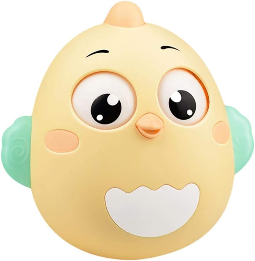 KLY07p Roly-Poly Tumbler Toys, Babies Toys Rattle Sound Toys for Toddlers and Kids, Baby Musical Push and Go Rolling Ball Shaking Nod Early Development Toy