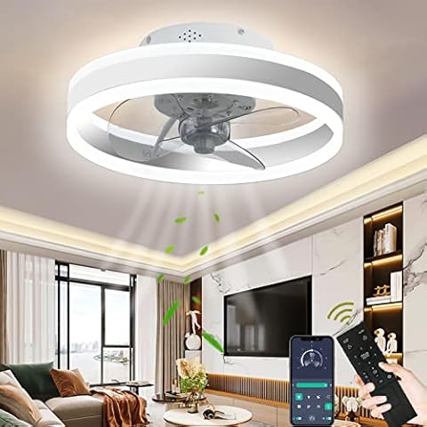 Wildcat Deckenventilator mit Beleuchtung, LED Deckenlampe Cover