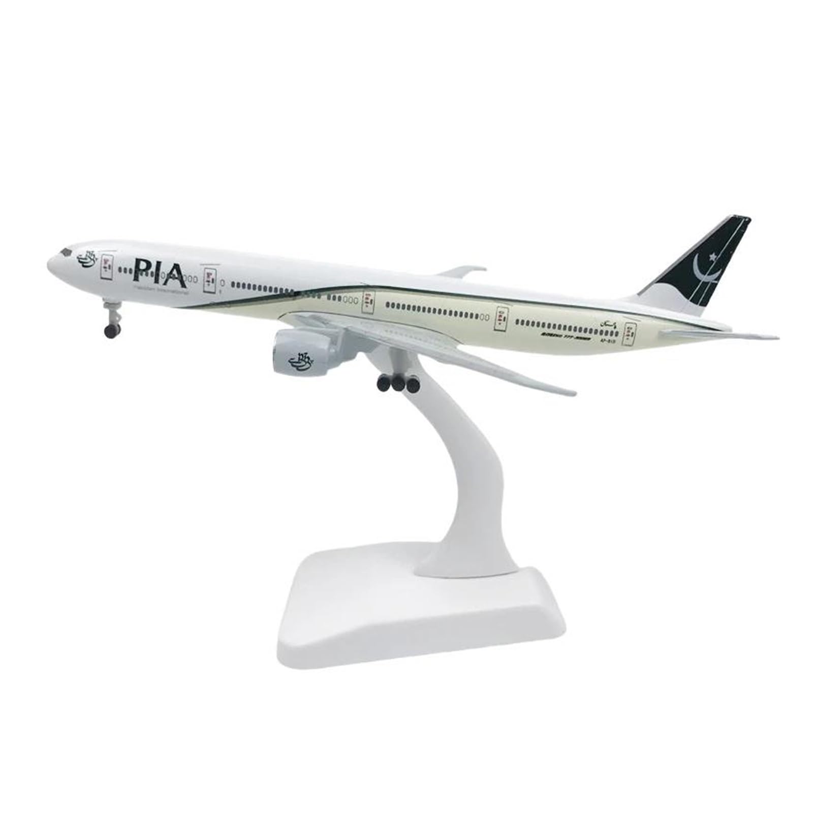 20CM dla B777 Pakistan Boeing 777 odlewany ciśnieniowo stop metalowy Model samolotu wykończona kolekcja pamiątek dekoracja zabawkowa Hobby zestaw gier