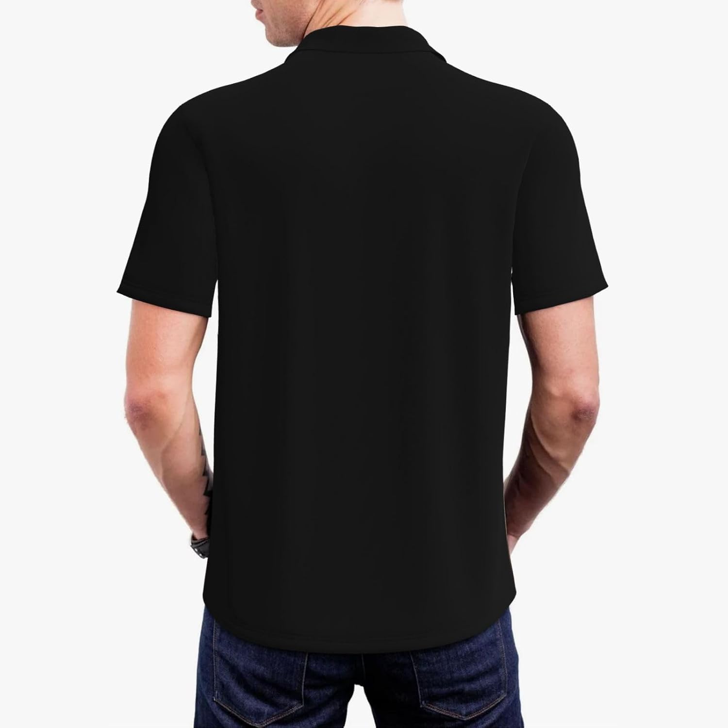 Flag T Shirt Novelty Polo Men's Vintage Shirts Funny- Short Sleeve, Soft & Casual Stylish