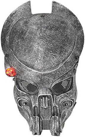 Brand New Black Wire Mesh Alien Vs Predator AVP Wolf 4.0 Full Face Protection Paintball Mask Halloween PROP Cosplay Luminous Version L852