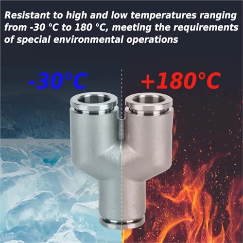 Conector PE de acero inoxidable 304 de 12mm resistente a altas presiones 7