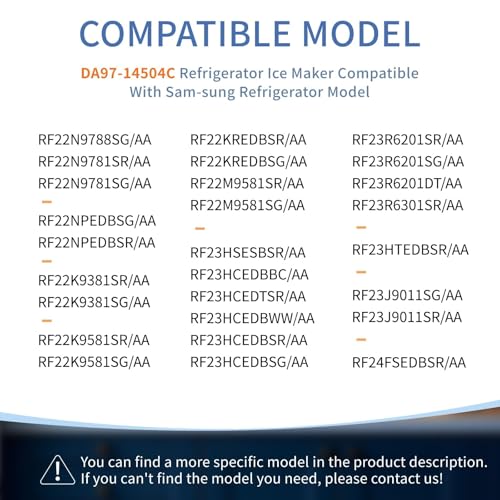 Image of Upgrade DA97-14504C DA97-14504A Ice Container Compatible with RF22 RF23 Sam-sung Ice Maker Replacement AP6039681 Sam-sung Refrigerator Parts,Replaces for PS11773414 EAP11773414 Sam-sung Ice Maker Tray