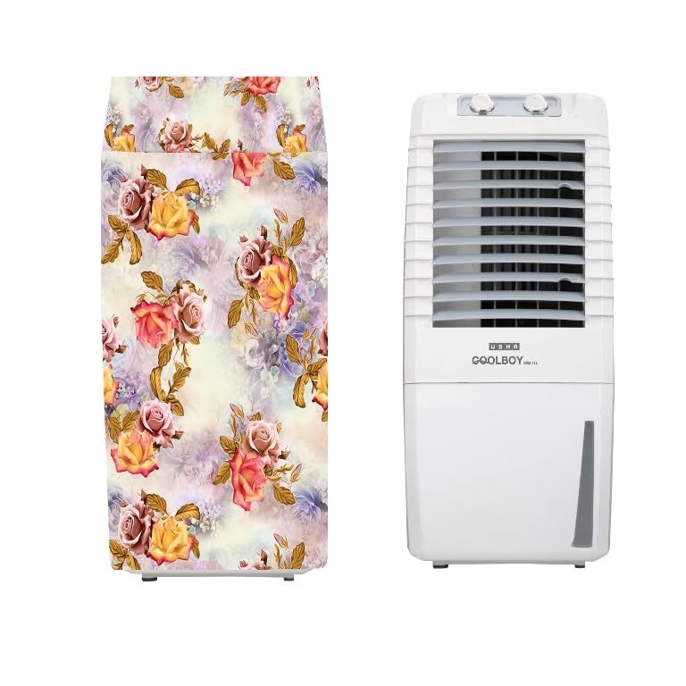 Image of Cooler Cover Compatible for USHA Cool Boy Mini 12-litres Personal Air Cooler Waterproof, Dustproof, Size (LXBXH) 34X30X61 Cm, Gold.