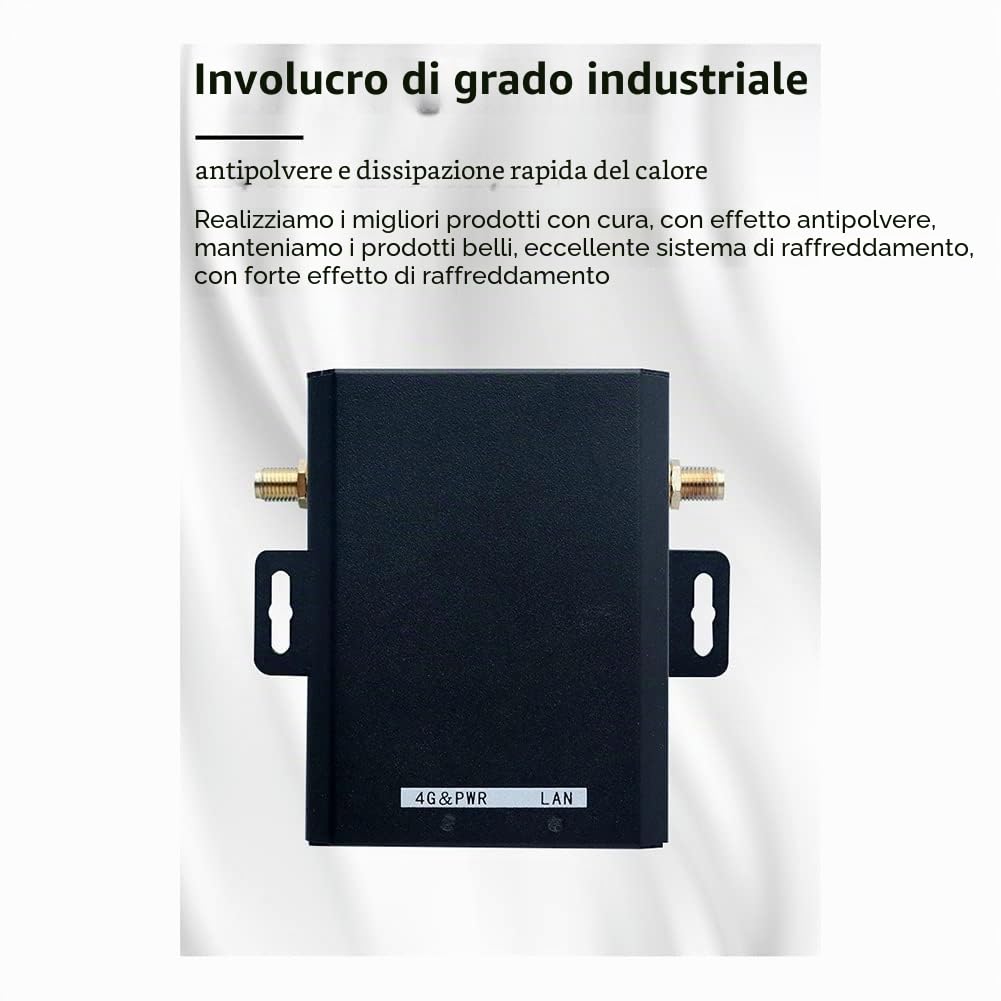 H927 Industrial Grade 4G Router 150Mbps 4G LTE CAT4 SIM Card Router con Supporto Antenna Esterna 16 Utenti Wi-Fi Spina UE, 500362386A1