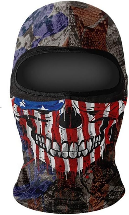 Headwear Bandana Head Funny and Unique Riding Gear，Personalized Protection Balaclava Fashionable and cool Wrap Face Scarf Mask (MICROFIBER, 40), 40, L