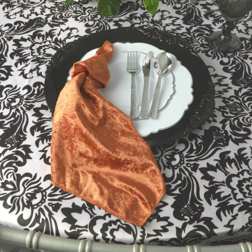 Servilletas de Tela Velvet CVL Terracotta 20"x20" Pack 10 miniatura 4