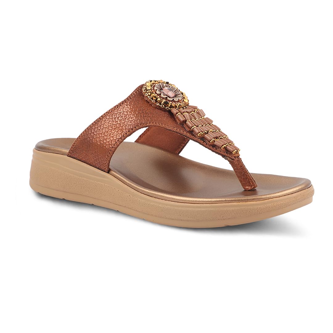 medifeet Embellished Stylish and Comfy Slippers for Women || Midsole & Arch Support ||-picture-29