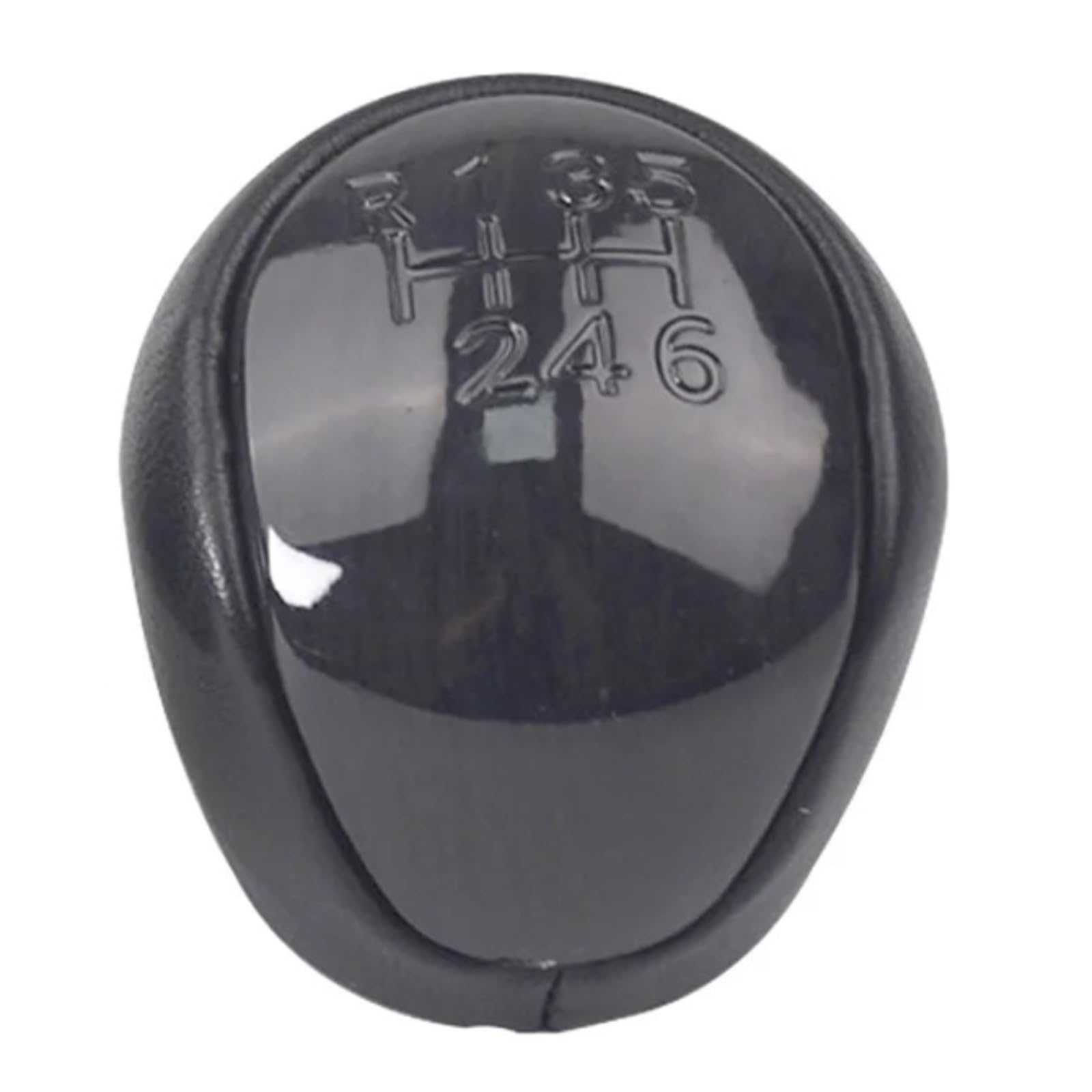 DWTNMEX Gear Shift Knob for Hyundai for Elantra for I30 2008-2012 5 6 Speed Car Shift Gear Knob Manual MT Shifter Lever Head Handball(Black 6 Speed)