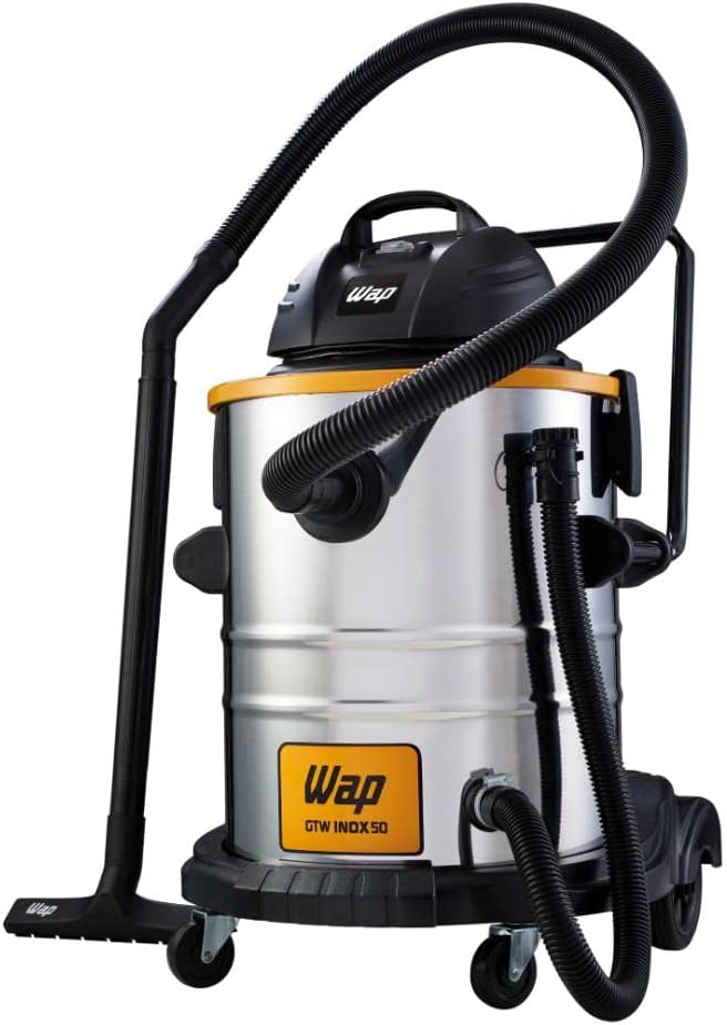 Aspirador de Pó e Água Profissional WAP GTW INOX 50 1600W