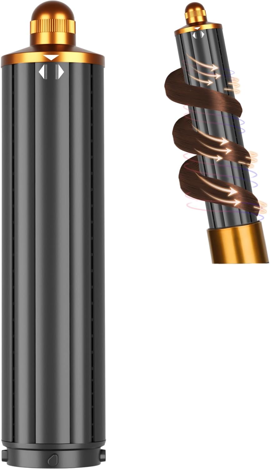 1.6in Long Barrels Attachment for Dyson Airwrap HS01 HS05 HS08 Accessories, 40mm Auto-Wrap Dual Rotation Curling Iron Curler to Create Lazy Loose Waves Voluminous Curls 1.6in Long Barrels Attachment for Dyson Airwrap HS01 HS05 HS08 Accessories, 40mm Auto-Wrap Dual Rotation Curling Iron Curler to Create Lazy Loose Waves Voluminous Curls