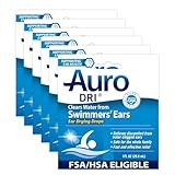 Auro Dri Swimmer’s Ears Drying Drops | Relives Discomfort from water clogged ears | 1 oz | Pack of 6