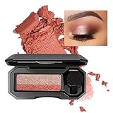 Sulily Perfect Dual Color Eyeshadow,New Highly Pigmented Waterproof Eyeshadow with Exquisite Glitters,Long Lasting Color Pop Makeup Eyeshadow Palette (eyeshadow-#4, 1.2 Ounce)
