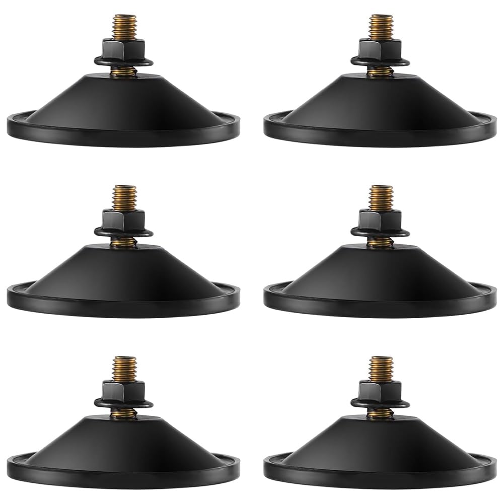 Udsknv[Ksl Black Mvosjfie 6Pcs Small Suction Cups, Strong Suction Cups For Glass, 2.2Inch Window Sucker Pads With