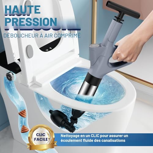 Ventouse deboucheur evier wc et douche pour lavabo bouché