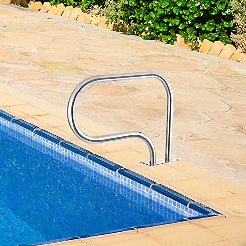 Barandal para piscina de acero inoxidable con diseño curvo miniatura 4