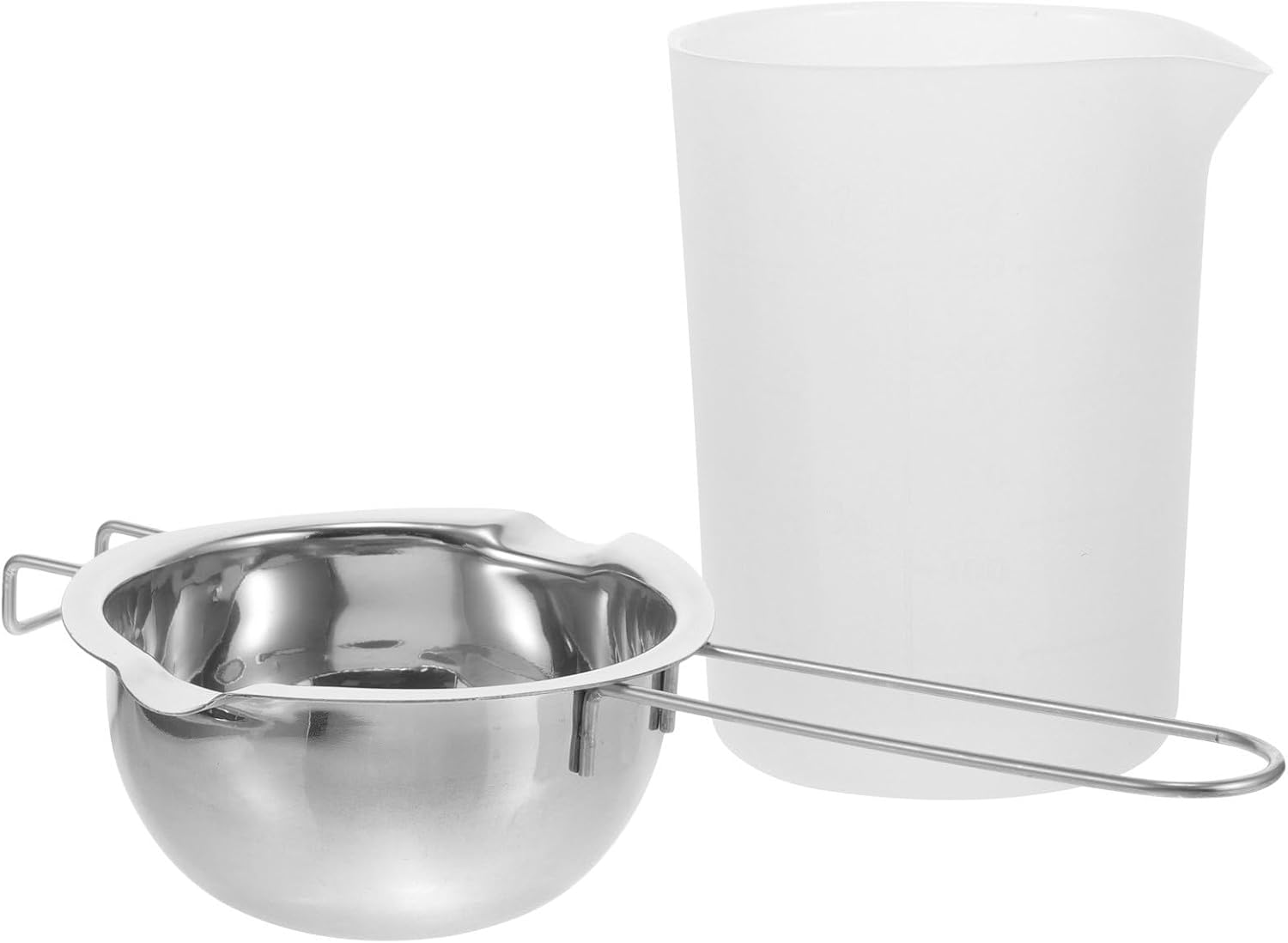SOIMISS Candle Making Kit with Handle 250ml Metal Wax Melting Pot