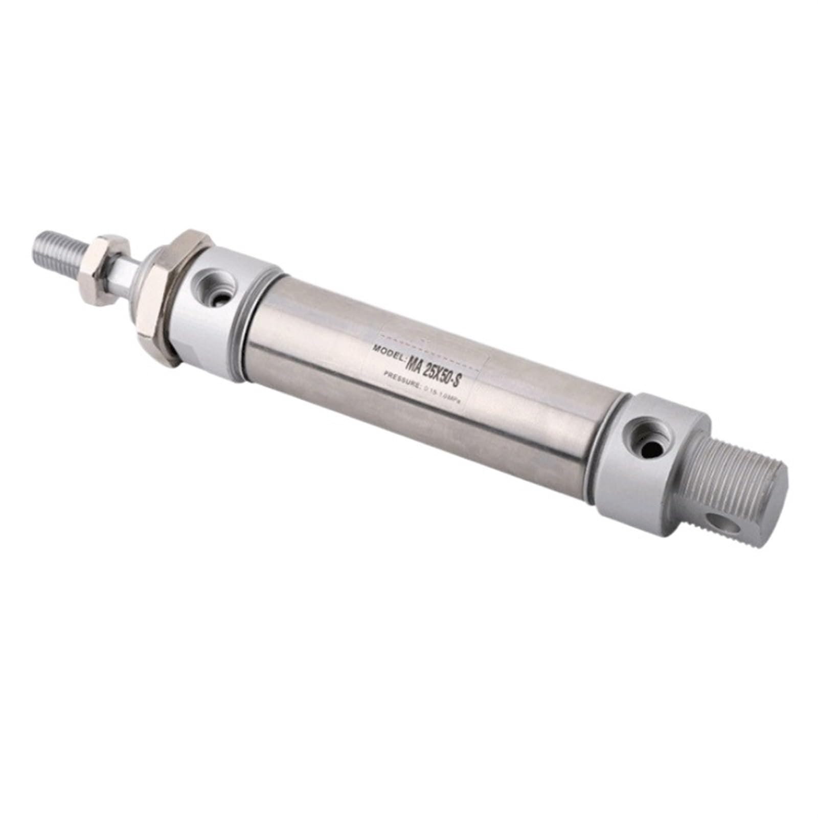 Cylindre pneumatique MA25 magnétique en inox à double effet précis