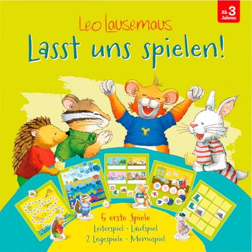 Leo Lausemaus Kinderspiel ab 3 Jahre - Kinderpuzzle - Spielesammlung für Kinder (Spielesammlung ab 3 Jahre)