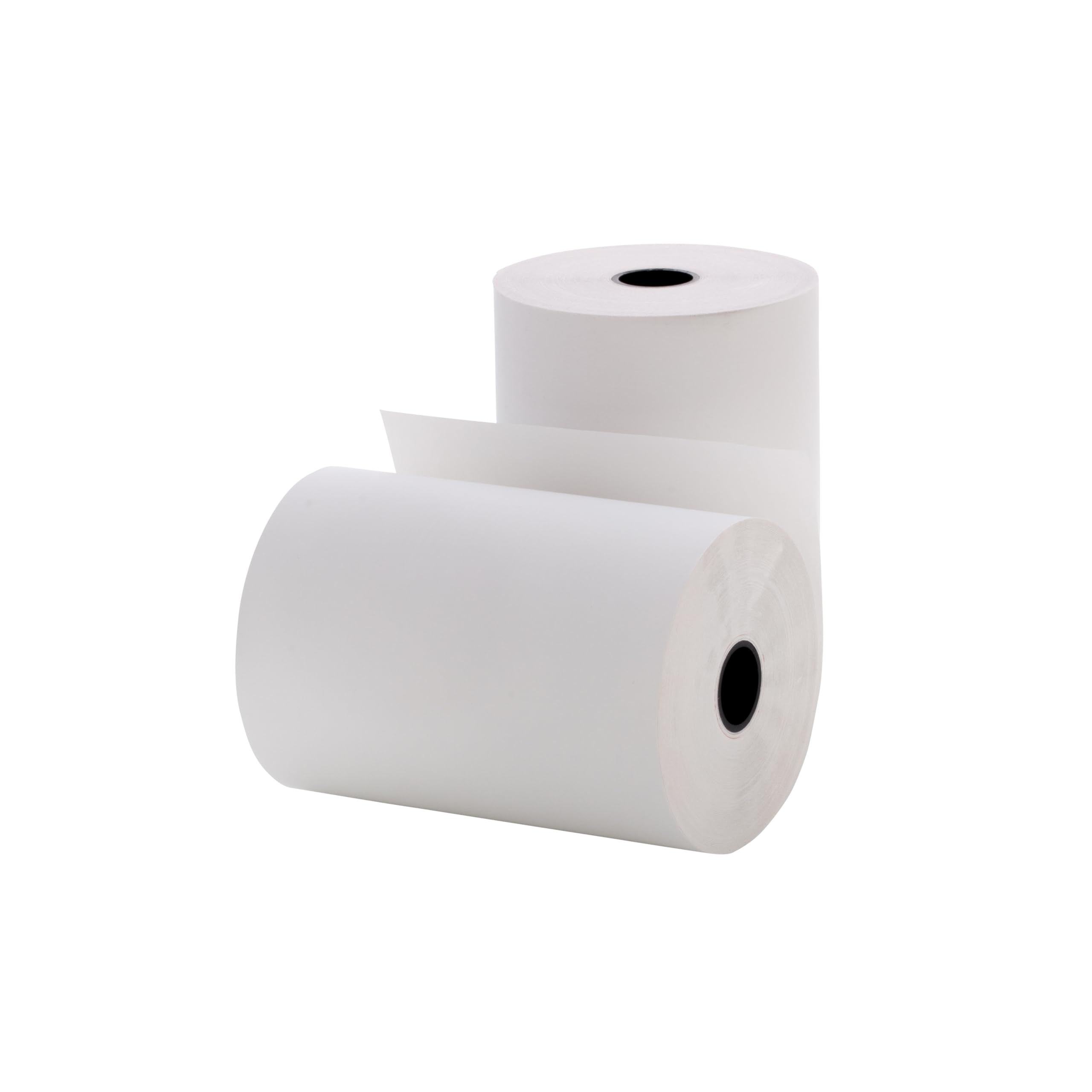 LYNNE - Rotoli Cassa 80x60 Termica Fiscale - Rotolini carta termica 80x60x12 - Rotolo per stampante registratore di cassa fiscale 80mm x 50m x 12mm - [50x]