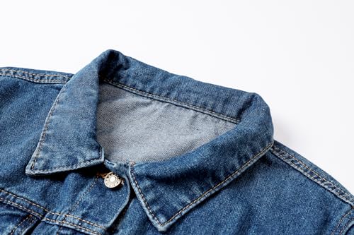 Joe Wenko Classic Kids Toddler Baby Boys & Girls Casual Outwear Denim Jacket2