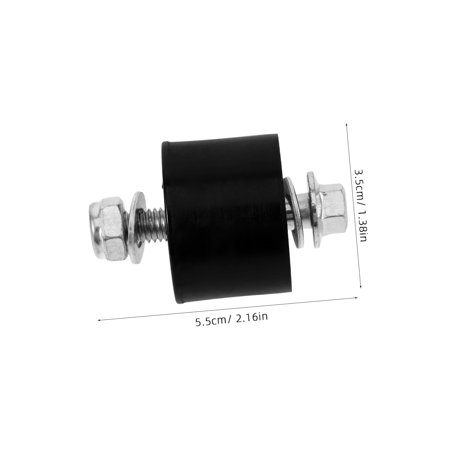 MUCKLILY Accessories Guiding Roller Pulley Chain Tensioner Roller Chain Tensioner Motorcycle Chain Roller Tensioner Roller Chain Tensioner Motorcycle Chain Tensioner Rubber Black