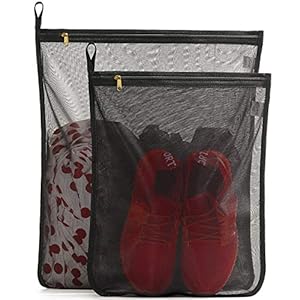 Tenrai Feinmaschige Wäschesäcke 2er-Set YKK-Reißverschluss