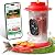 RichBird Smart Hummingbird Feeder with Camera Solar Powered, AI Identify, Instant Notification, Leakproof & Ant Moat, Outdoors Hanging, Idea Gift for Bird Lovers (20 oz)