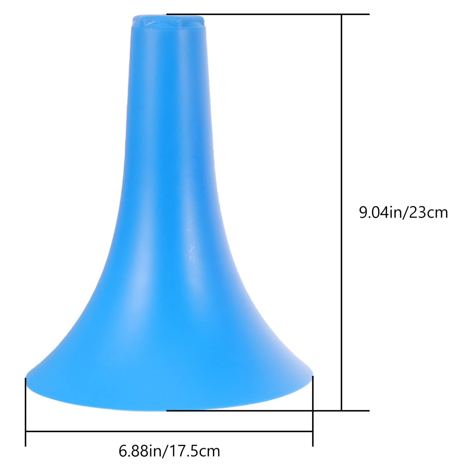 VANZACK 10 Piezas Barricada De Bocina De Fútbol Conos De Agilidad Deportiva Conos De Patinaje sobre Ruedas Conos De Plastico para Entrenamiento Mini Fútbol Universal Accesorios Páginas