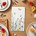 50 Spring Floral Paper Napkins, Wildflower Flower Butterfly Disposable Decorative Guest Napkins for Spring Summer Party, Bridal Shower, Baby Shower, Tea Party, Birthday Table Decorations