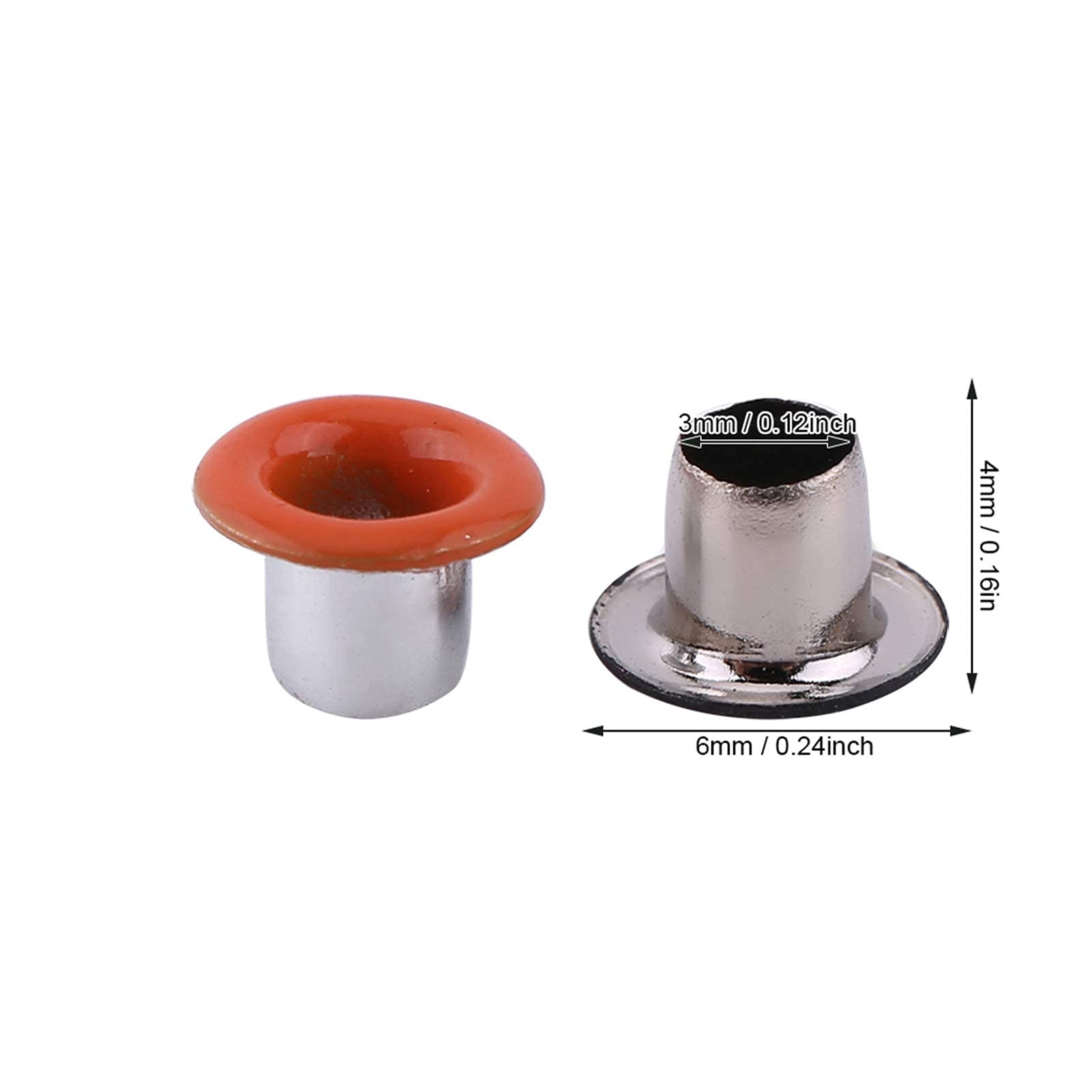 500 Pz Occhielli In Metallo 3mm Rotondi Per Scrapbooking Card Making Craft E Occhielli Caldi In Pelle