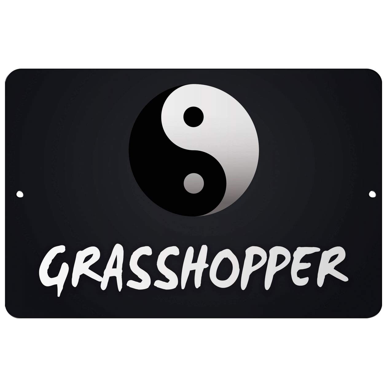 Makoroni - Grasshopper Yin Yang Yoga Meditation - Street Sign 12