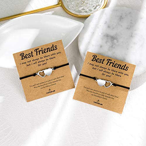 Image of Tarsus 2 /3 /4 /5 /6 Pcs Best Friend Bracelets Bff Matching Heart Bracelet