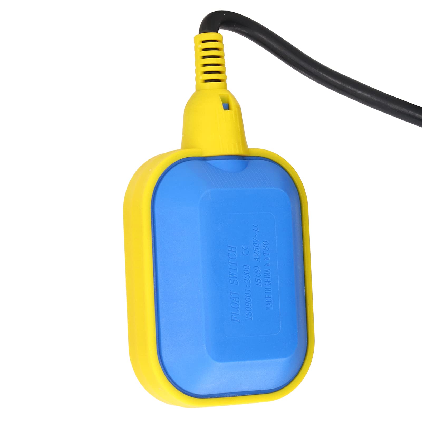 Schwimmerschalter, 15 M Kabel ABS und Rotes Kupfermaterial mit IP68-Wasserdichtigkeit, für Pool-Ölsumpf-Schwachsäure- und Schwachbasis-Wasserstandskontrolle