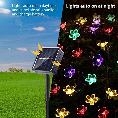 CDIYTOOL - Luci a LED a energia solare, con 50 LED...