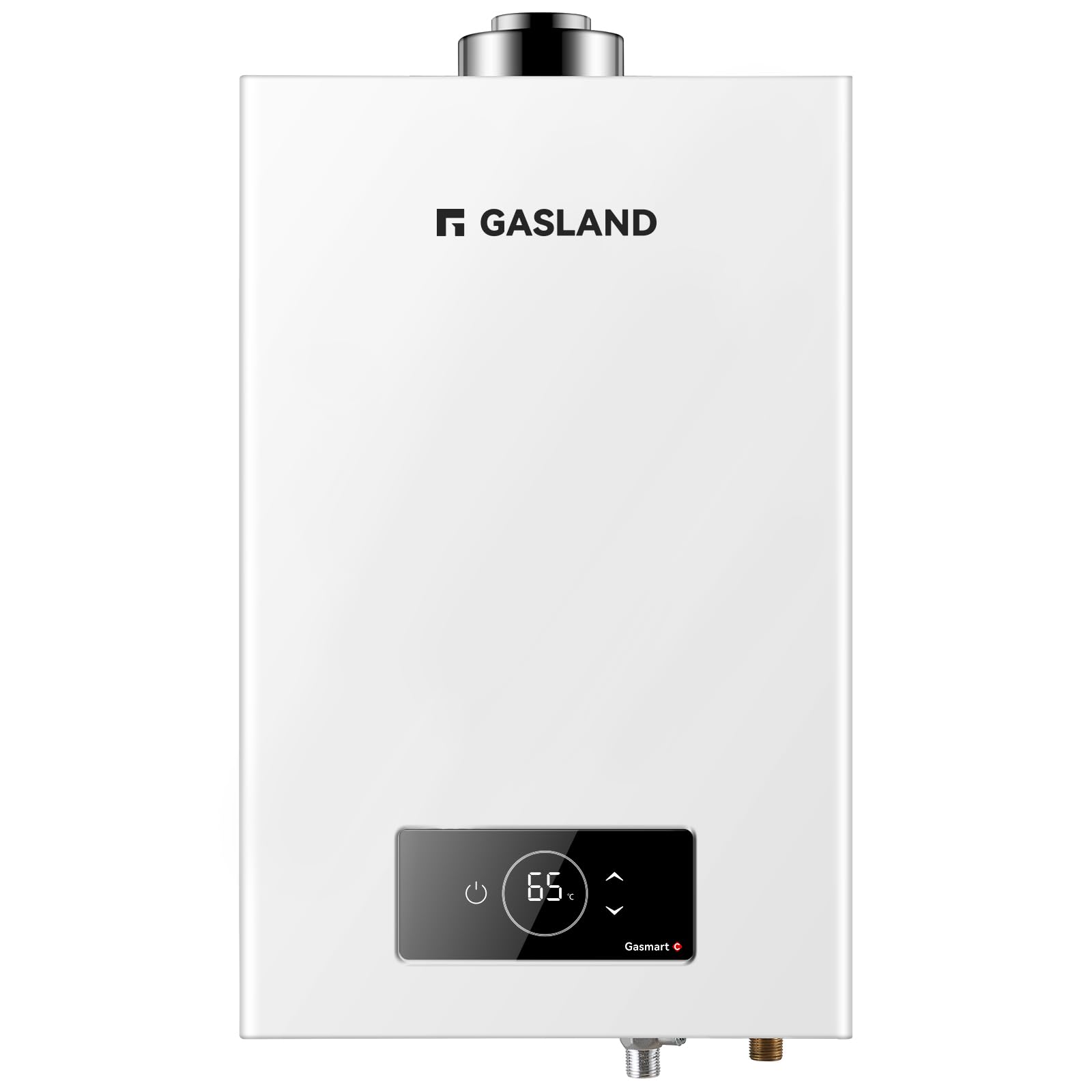 GASLAND Gasmart C 12L Gasdurchlauferhitzer für Haushalte, GS318LP Propan/Butan Durchlauferhitzer,Abgedichteter Gas-Wassererhitzer mit niedrigem NOx-Gehalt für Bad, Küche und Waschküche