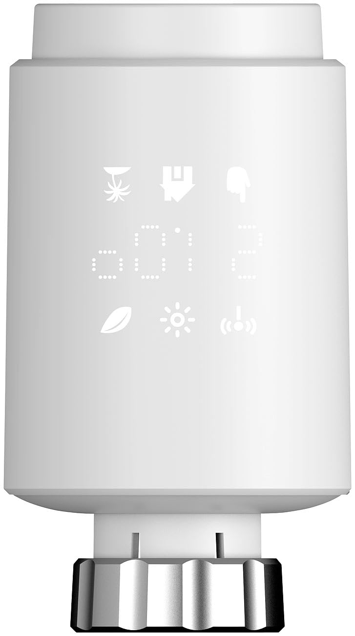 revolt Smart Thermostat: 3er-Set ZigBee-Heizkörperthermostate, weltweite App-Steuerung, Display (Heizung Thermostat ZigBee, Heizkörper App, Frost)