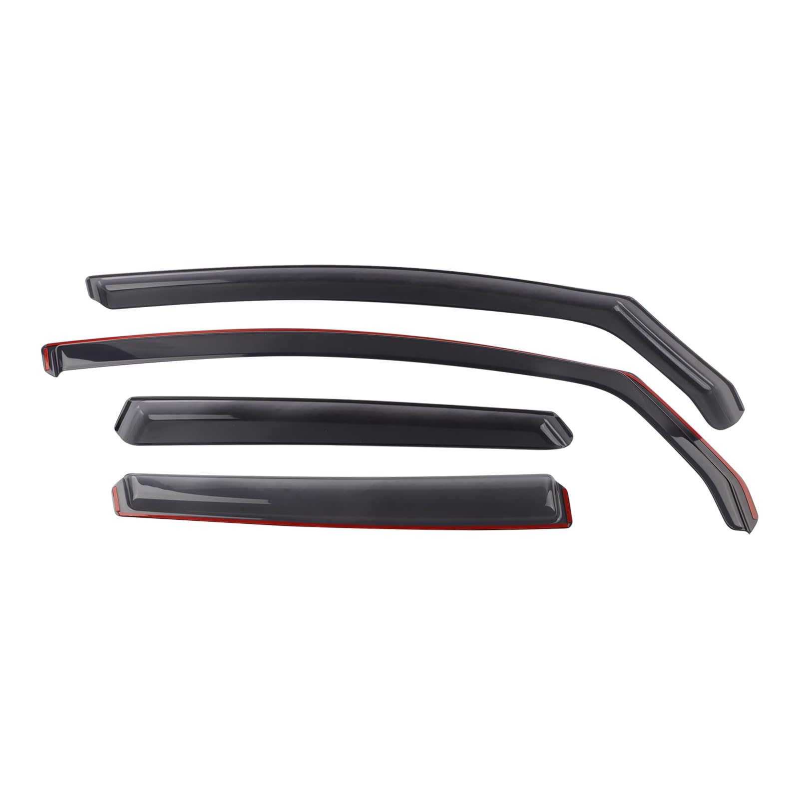 Lot de 4 déflecteurs d'air pour Opel Astra J MK6 2009–2015 5 portes à hayon/berline – Lot de 4 déflecteurs d'air intégrés, protection contre le vent, la pluie et le soleil, installation facile