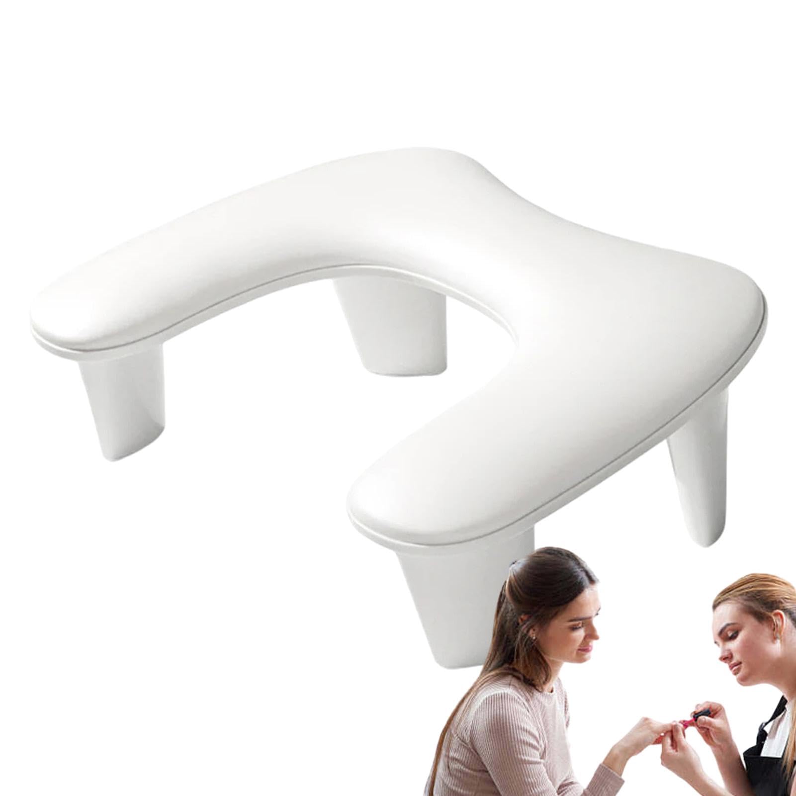 Reposabrazos para uñas, soporte de manicura, reposabrazos desmontable, almohadillas cómodas en piel sintética, accesorios de arte de uñas, herramienta para tecnología de uñas