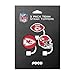 FOCO Kansas City Chiefs NFL 3 Pack Primary Logo Straw Toppers