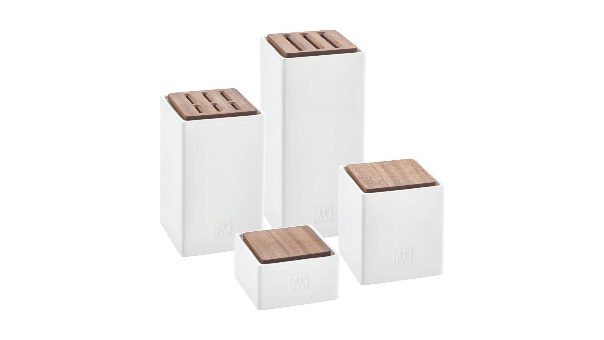 Set 4 bloques cerámica y madera (recipientes/bloques) Accesorios