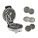 Produktbild HRRH Waffeleisen, Multifunktions-Elektro-Ei Waffeleisen Donut Walnuss Kuchen Maschine Eistüte Sandwich Eisen Toaster 8 Wechselplatten