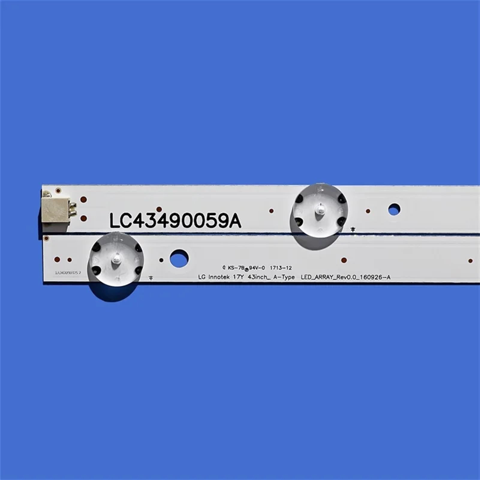 Tira de retroiluminación LED de 3 Piezas for LG LC43490059A LC43490058A 43UJ635V 43UK6300PLB 43UJ651V 43UJ634V 43UJ630V 43UJ561V 43UJ655V