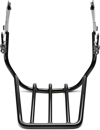 Miniatura 6 de TCT-MOTORPARTS Portaequipajes vertical negro de cinco barras para Harley Softail Fat Bob FXFB 107FXFBS 114 2018-2023