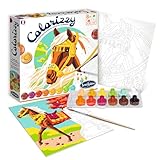 KIT LOISIR CREATIF : Ils seront guidés par des contours et des numéros qui disparaîtront parfaitement sous une couche de peinture. Petit à petit, le tableau prendra vie à chaque couleur ajoutée