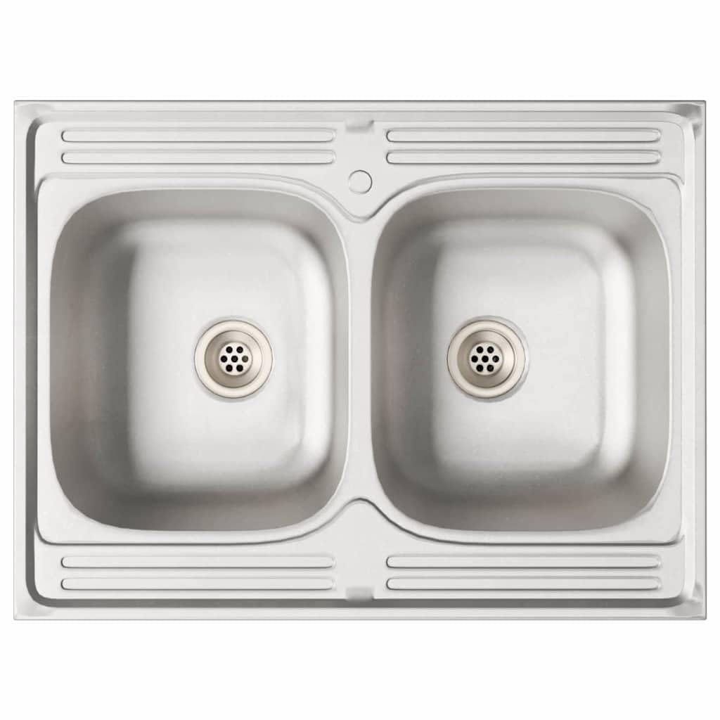 vidaXL Mueble de Cocina Kalmar 80 x 46 x 81,5 cm Madera de ingeniería, Gabinete Rectangular Moderno, Mueble Resistente para el Comedor, Madera de ingeniería, Organizador Interior