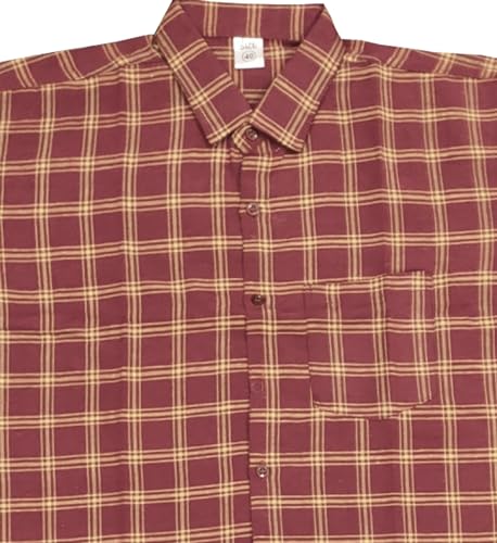 Image of Men's Self Design Casual Shirts Half Sleeves