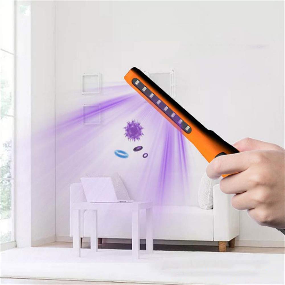 5W lámpara UV mano, portátiles esterilizador ultravioleta lámparas UVC temporizador artefacto de iluminación para el recorrido del hogar del filtro de aire del palillo